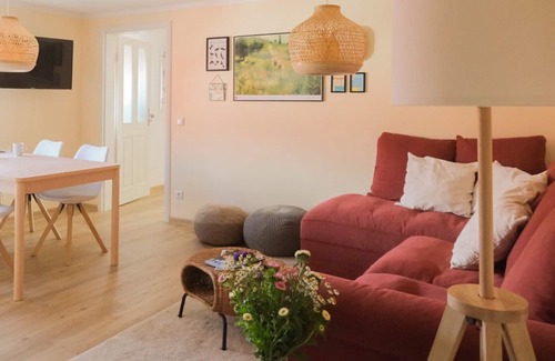 Neu-Seeland Condominio | Haus Hummel | vacation apartment Liese | 300 m to the lake | large garden & playground