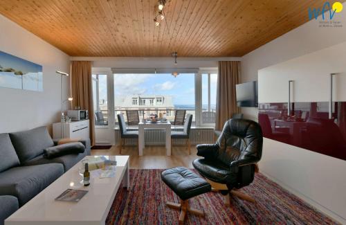 Wangerooge Apartamento | Haus Poseidon Ferienwohnung Nordseeblick