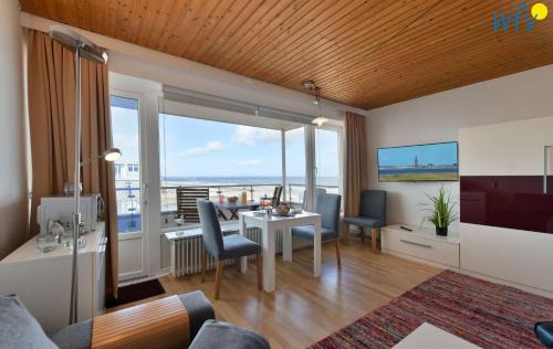 Wangerooge Apartamento | Haus Poseidon Ferienwohnung Nordseeblick