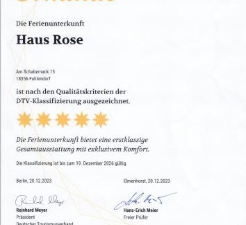 Fuhlendorf Casa | Haus Rose, Luxus-Ferienhaus in Fuhlendorf fur 4 Personen