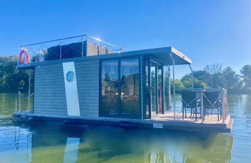 Schumachersiedlung Alquiler De Eote | HAUSBOOT - Schwimmende feststehende Ferienwohnung direkt auf der Havel mit Weitblick aufs Wasser