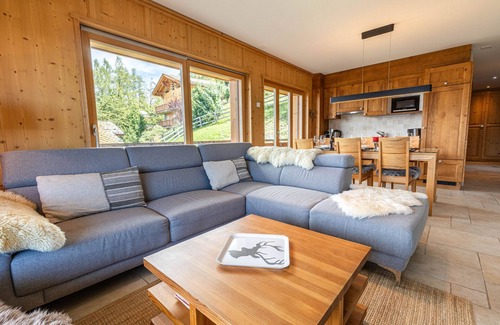 Veysonnaz Apartamento | Hauts de Veysonnaz HV2 010 -SAUNA apartment 6 pers
