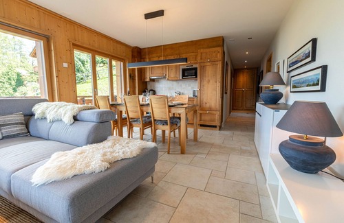 Veysonnaz Apartamento | Hauts de Veysonnaz HV2 010 -SAUNA apartment 6 pers