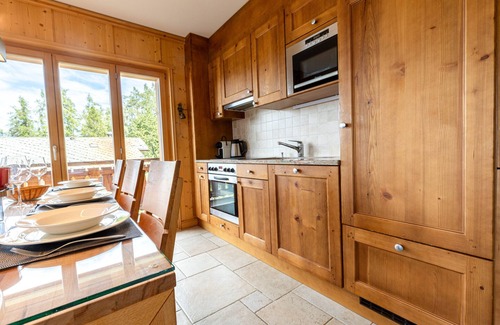 Veysonnaz Apartamento | Hauts de Veysonnaz HV2 010 -SAUNA apartment 6 pers