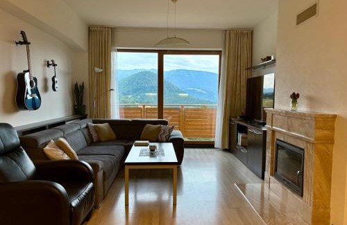 Donovaly Apartamento | Havasi View Donovaly - 2 Bedrooms, Mountain View, Garage, 2 WC, Balcony, Dishwasher, Guitar, 164 cm TV, Netflix