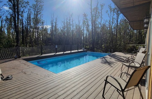 Fern Forest Casa | Hawaiian Naturist Park. Clothing optional bed and breakfast. Cabin 1