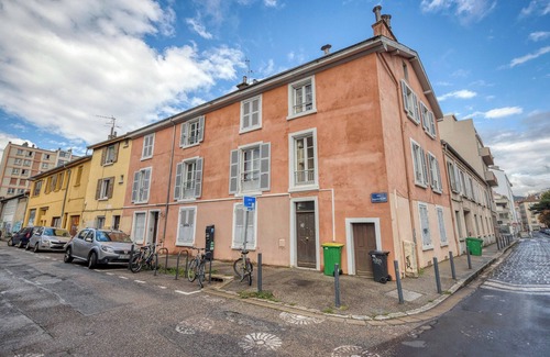 Quartier Chorier-Berriat Apartamento | #HD | White & Grey |T2 Belle électrique 🐻‍❄️