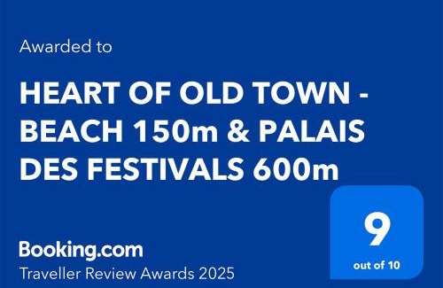 Le Suquet Apartamento | HEART OF OLD TOWN - BEACH 150m & PALAIS DES FESTIVALS 600m