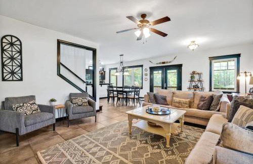 Myrtle Grove Casa | Heated Private Pool, Pond Views, Fishing, Mins to Carolina Beach
