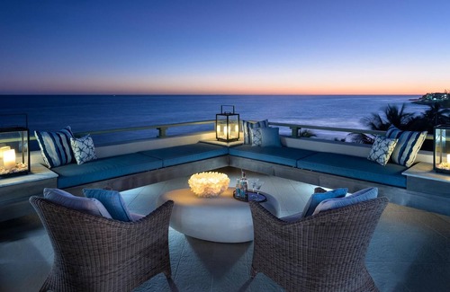 Silver Sands Villa | Villa frente al mar, piscina infinita con vista a los jardines y acantilados, terraza de la piscina, hamaca, wifi gratis