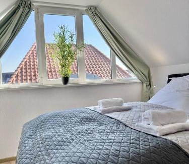 Burgeresch Apartamento | Helles Ferienhaus super zentral mit gratis Stellplätzen N162