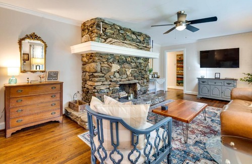 Druid Hills Casa | Hendersonville Haven with Fire Pit, Grill, Deck!