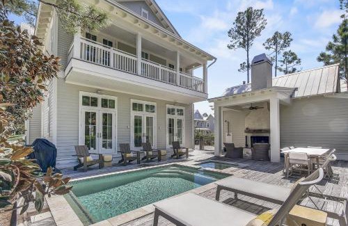 Watercolor Casa | 'Here Comes the Sun' has a Private Pool, 6 Seat Golf Cart, and Stunning Outdoor Living Space home