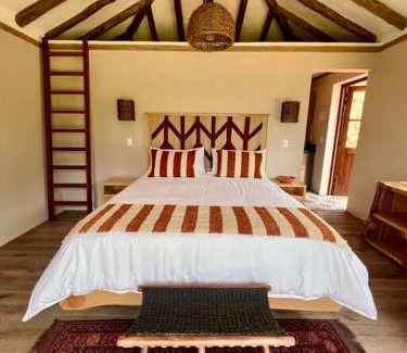 Villa de Leyva Casa | Hermosa cabaña campestre con jacuzzi y lago