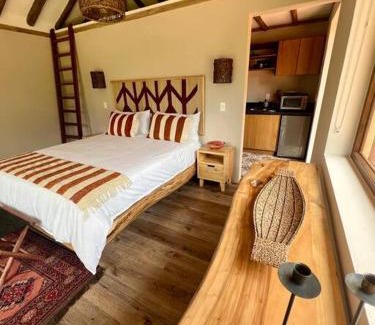Villa de Leyva Casa | Hermosa cabaña campestre con jacuzzi y lago