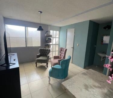 San Juan del Rio Casa | Hermosa casa con dos habitaciones y dos baños