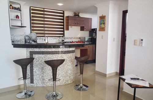Manta Apartamento | HERMOSA SUITE PARA TUS VACACIONES EN LA PLAYA, PISCINA CON VISTA PANORAMICA
