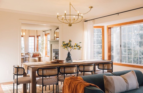 Oakhurst Cabaña | Dreamy Forest Castle Sleeps 16: Dome, Views Games, Theater, Spa, Sauna