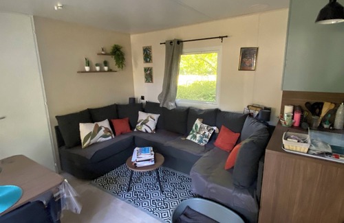 Monterblanc Casa | High-comfort mobile home rental, Gulf of Morbihan, non-smoking, no pets.