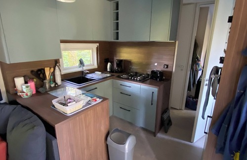 Monterblanc Casa | High-comfort mobile home rental, Gulf of Morbihan, non-smoking, no pets.