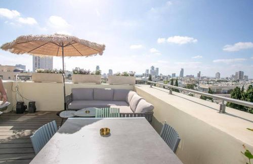 Tel Aviv City Center Apartamento | High End 3BD TLV Rooftop Duplex