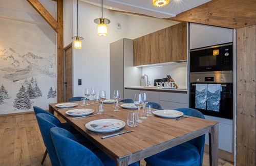 Courchevel Apartamento | Apartamento de alta gama en Courchevel 1650 con garaje, balcón y WiFi