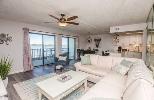 Ocean City Condominio | Condominio actualizado con vistas abiertas a la bahía, piscina frente a la bahía y 3 cuadras de la playa / paseo marítimo