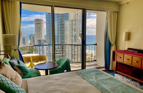 Surfers Paradise Apartamento | High Floor Ocean View at Surfers Paradise - Hotel Studio