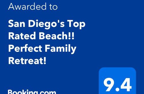 South Mission Beach Casa | Highly rated Best Beach! 3Bd 2Ba AC Luxury KING Beds!