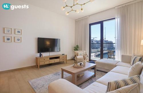 Dubai Apartamento | HiGuests - Elegant 1BR Retreat with Sea View in La Rive
