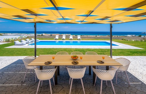 Kolymbia Villa | Villa con vistas a la colina y al mar hasta 8