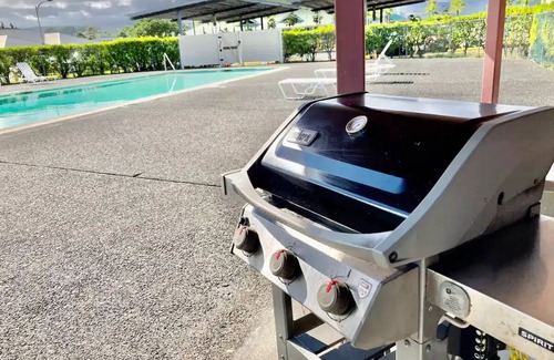 Hilo Apartamento | Hilo Studio Retreat with Gorgeous Park View, AC, WiFi, Pool