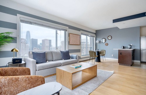 Lower Nob Hill Apartamento | Hip Nob Hill 1BR w/ Balcony & views, near Union Sq. by Blueground
