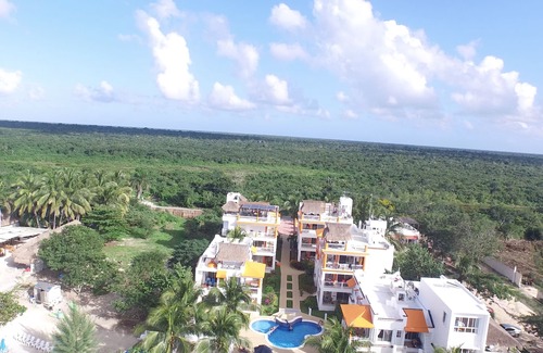 Cozumel Condominio | Hippie Bob y de Diana Penthouse frente al mar; Área chankanaab