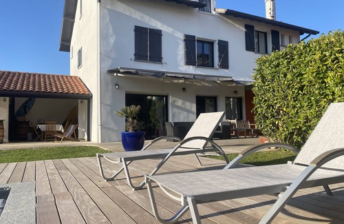 Biarritz Casa | Casa familiar 8p Terraza sur y jardín -10% 2da semana -20% 3a semana