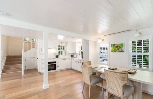 West Bay Cabaña | Historic Boggy Sand Wood Cottage with Pool & Private Seven Mile Beach Access