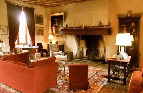 Saint-Pavace Cabaña | Casa de campo histórica en castillo cerca de Le Mans