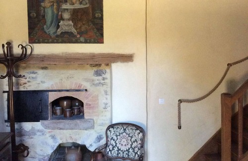 Saint-Pavace Cabaña | Casa de campo histórica en castillo cerca de Le Mans