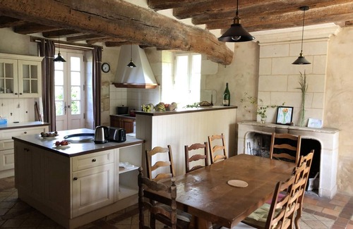 Ligre Cabaña | Casa histórica con piscina privada, cerca de Chinon