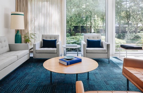 Michigan City Casa | Historic Mid Century Home with Saltwater Pool