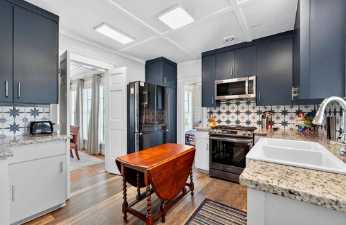 Surfside Beach Casa | Historic Surfside Stunner - Deck, Pet Friendly