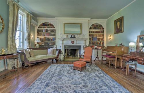 Warrenton Casa | Historic Warrenton Home with Patio and Hot Tub!