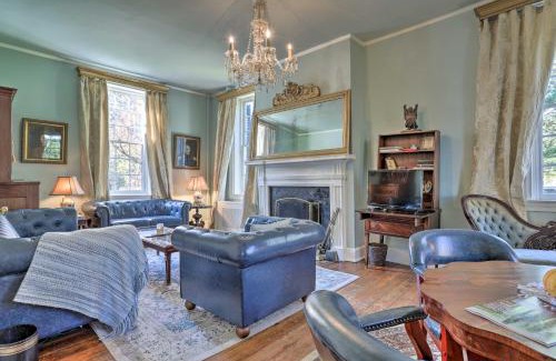 Warrenton Casa | Historic Warrenton Home with Patio and Hot Tub!