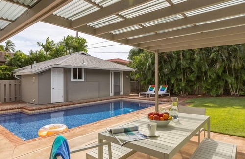 Kahala Casa | * 10% de descuento en estancias durante 5 / 23-6 / 21 * Villa Ho'okipa - Playa urbana / moderna con piscina y piscina privada.