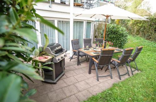 Unteruhldingen Apartamento | Hochwertige Ferienwohnung in Seenähe mit Terrasse & Vollausstattung