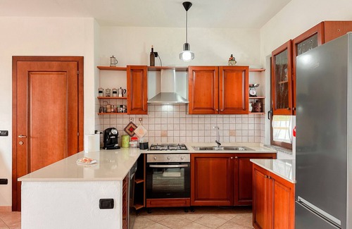 Santa Caterina Casa | Casa de vacaciones 'Santa Caterina' con vistas a la montaña, Wi-Fi y aire acondicionado