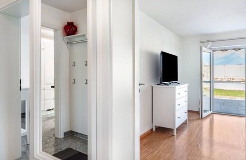 Unteruhldingen Apartamento | Apartamento vacacional 'See Oase' con terraza privada y balcón