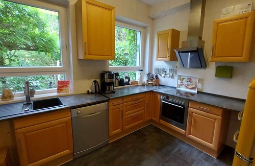 Kamp-Bornhofen Apartamento | Apartamento vacacional con Wifi, chimenea y una hermosa vista del valle del Rin