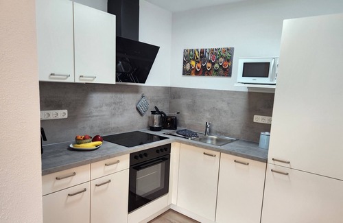 Iphofen Apartamento | Holiday Apartment '5 Traminer' with Mountain View, Shared Terrace and Wi-Fi