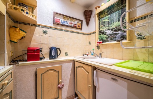 Bernex Apartamento | Apartamento vacacional "Bernex - 3 Personnes" con vistas a la montaña y terraza privada